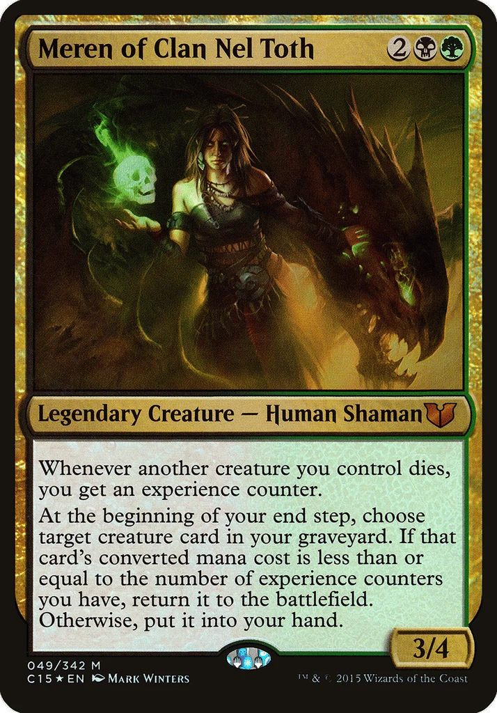 Meren of Clan Nel Toth · Commander 2015 Oversized