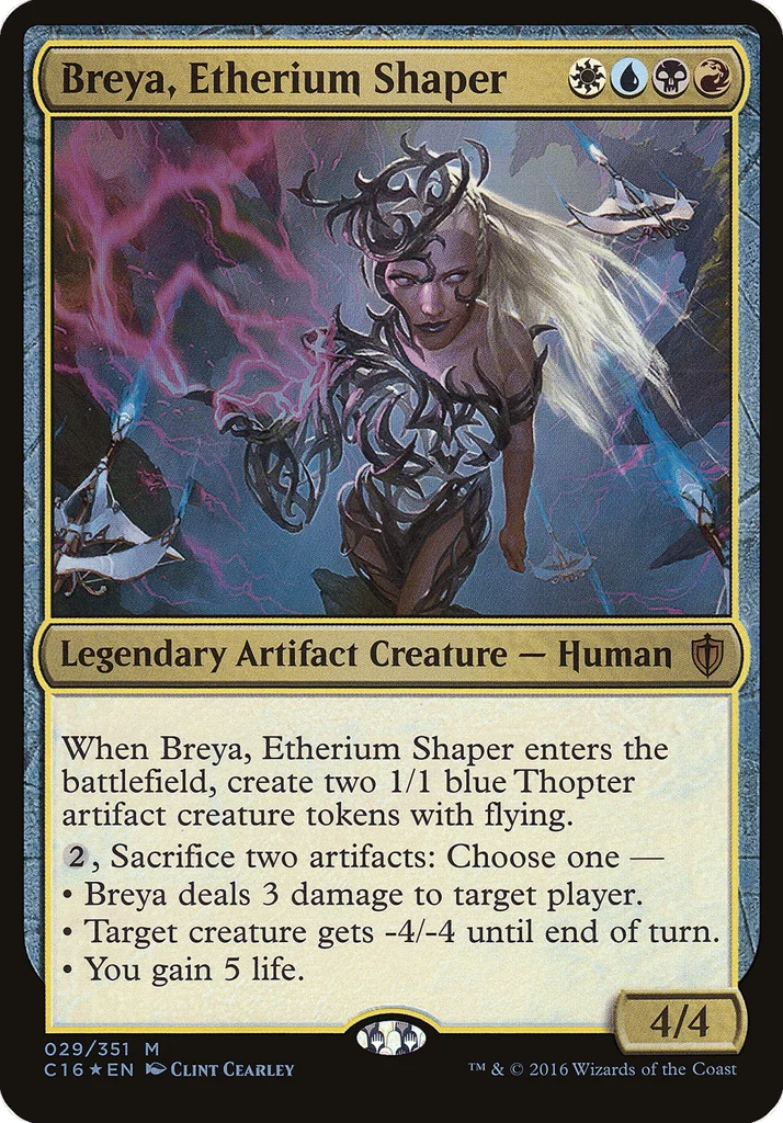 Breya, Etherium Shaper · Commander 2016 Oversized