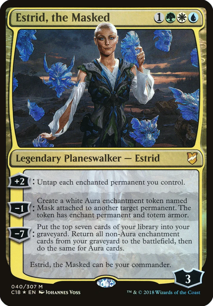 Estrid, the Masked · Commander 2018 Oversized