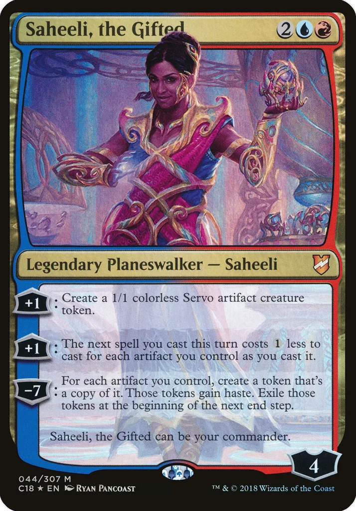 Saheeli, the Gifted · Commander 2018 Oversized