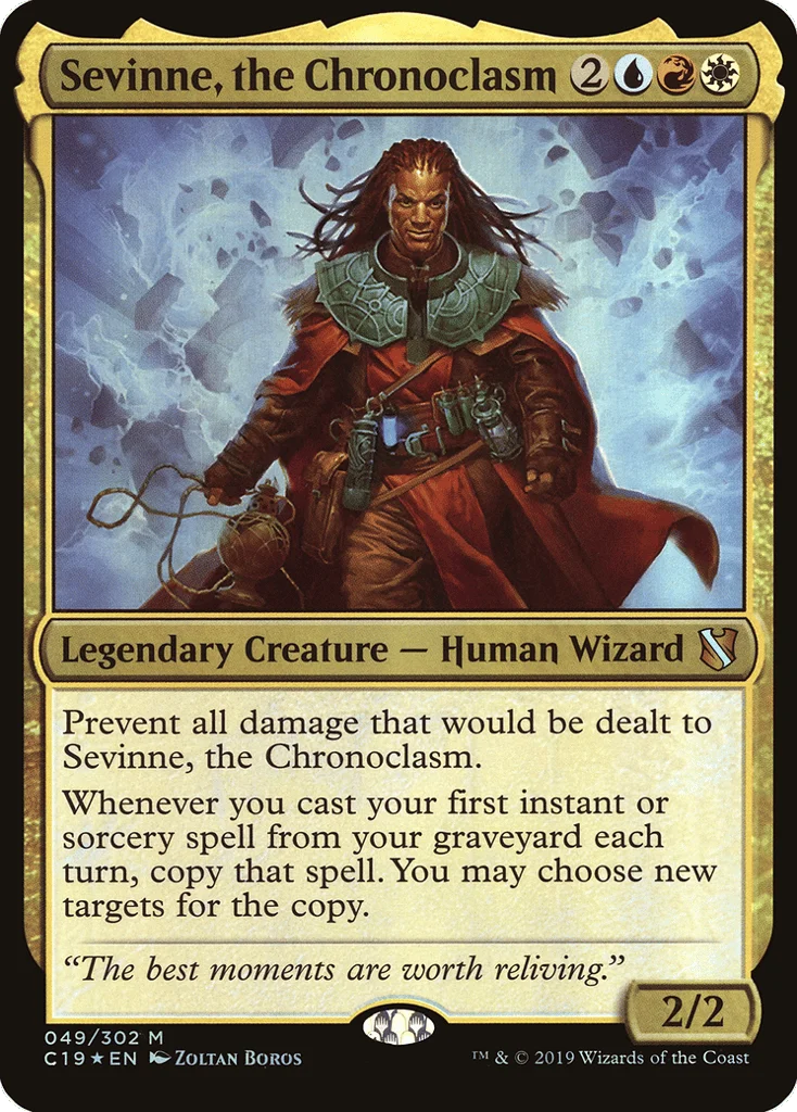 Sevinne, the Chronoclasm · Commander 2019 Oversized