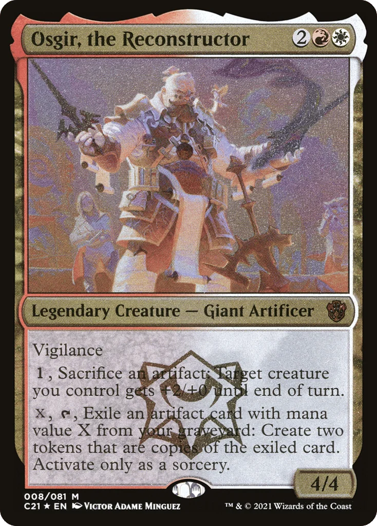 Osgir, the Reconstructor · Commander 2021 Display Commanders