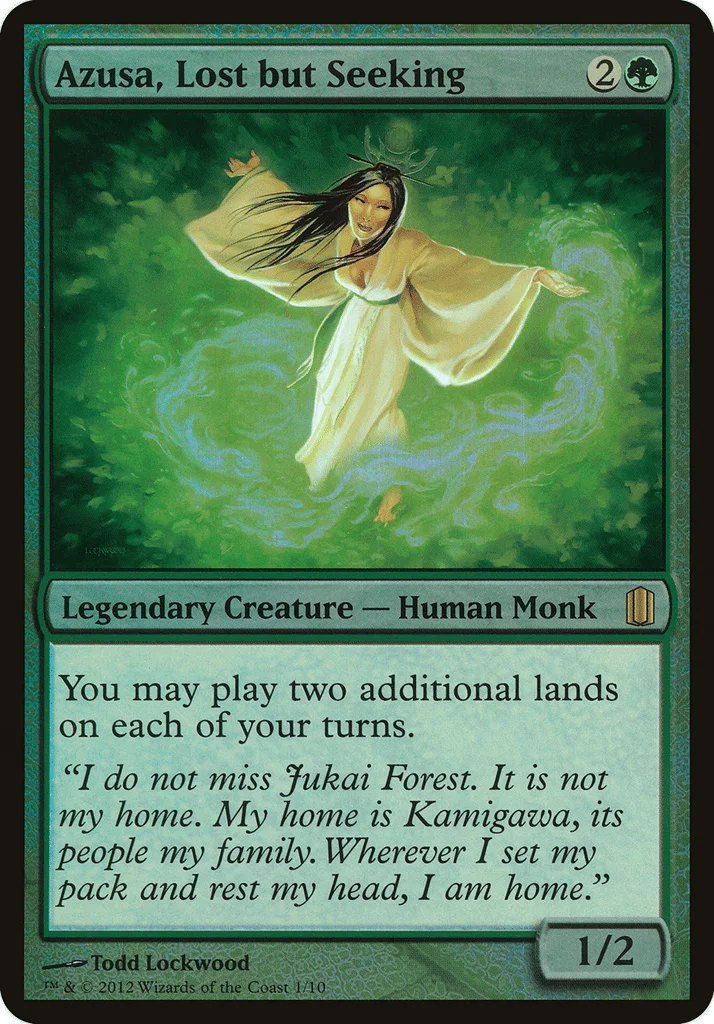 Azusa, Lost but Seeking · Commander's Arsenal Oversized