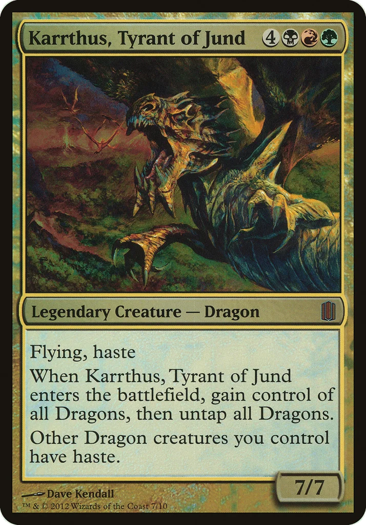 Karrthus, Tyrant of Jund · Commander's Arsenal Oversized