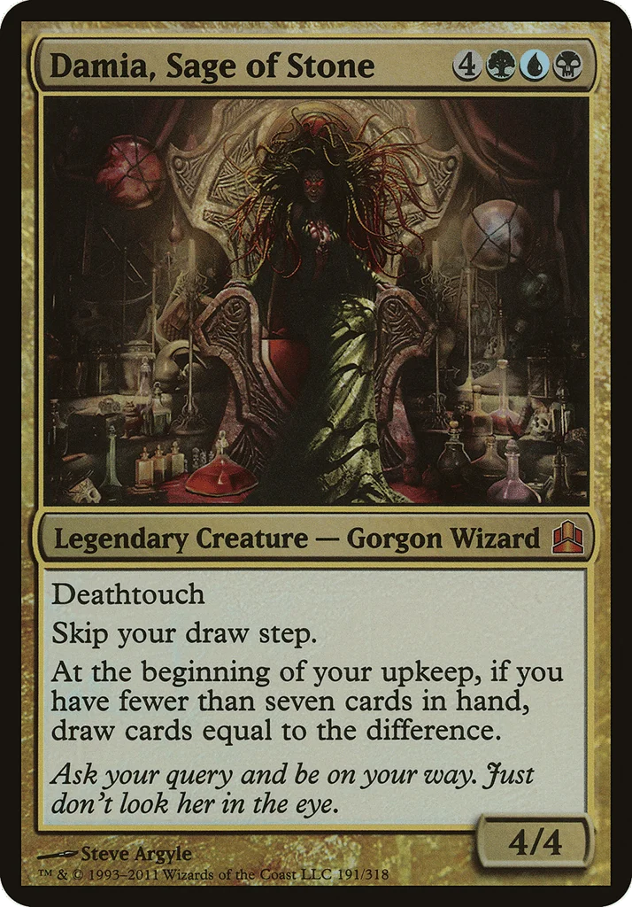 Damia, Sage of Stone · Commander 2011 Oversized