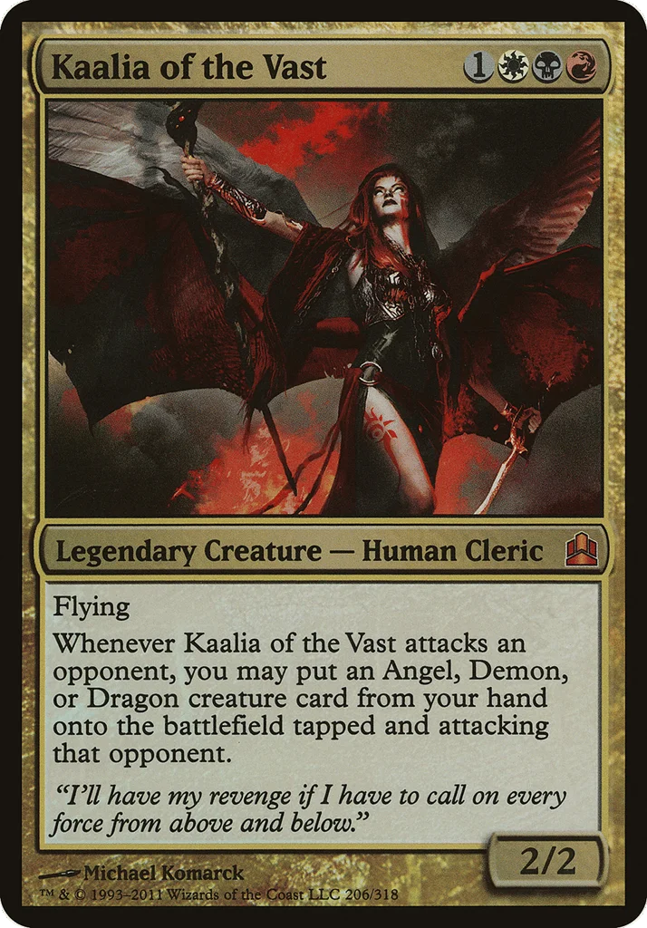 Kaalia of the Vast · Commander 2011 Oversized