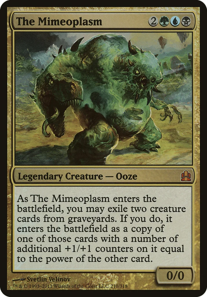 The Mimeoplasm · Commander 2011 Oversized