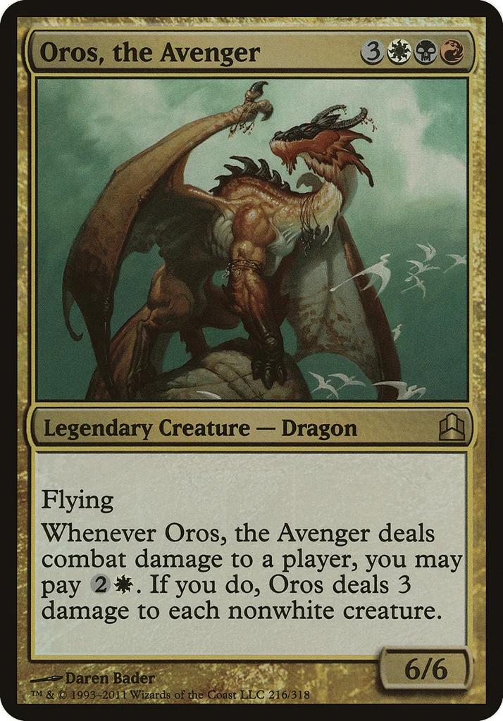 Oros, the Avenger · Commander 2011 Oversized