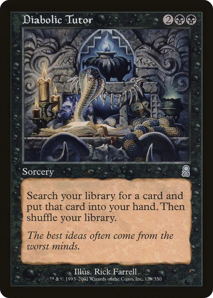 Diabolic Tutor · Odyssey