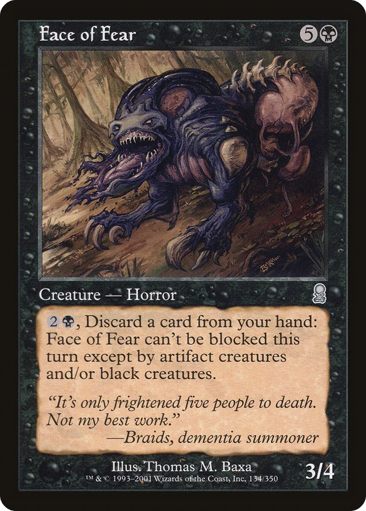 Face of Fear · Odyssey