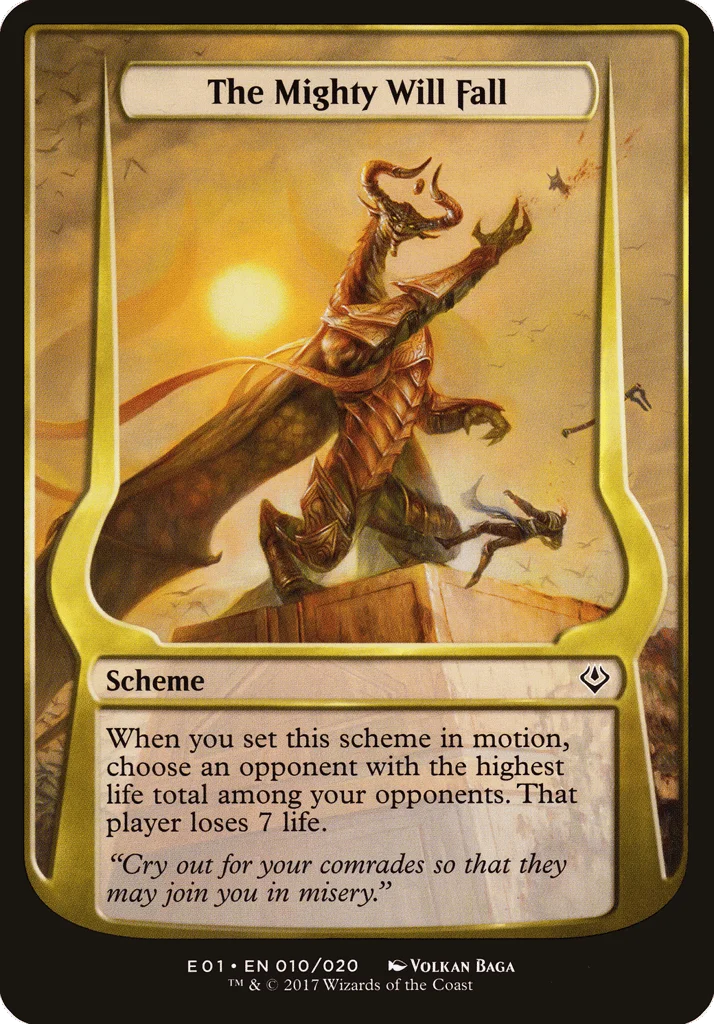 The Mighty Will Fall · Archenemy: Nicol Bolas Schemes