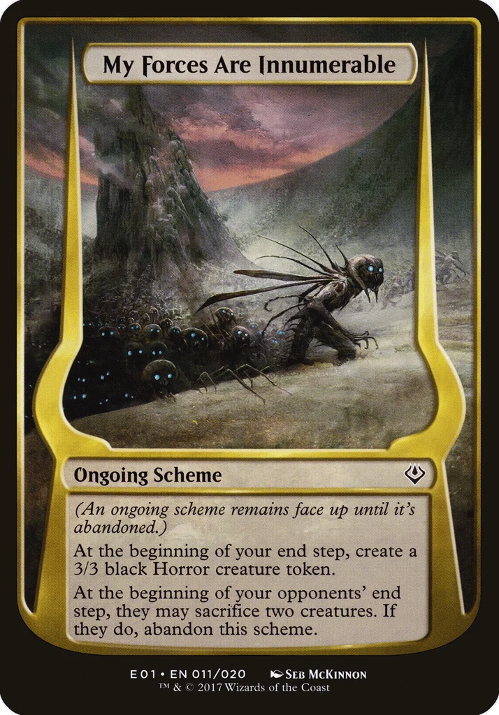 My Forces Are Innumerable · Archenemy: Nicol Bolas Schemes