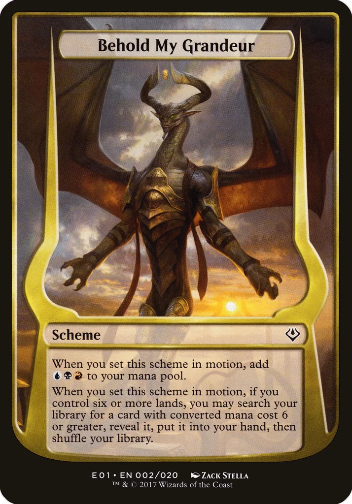 Behold My Grandeur · Archenemy: Nicol Bolas Schemes