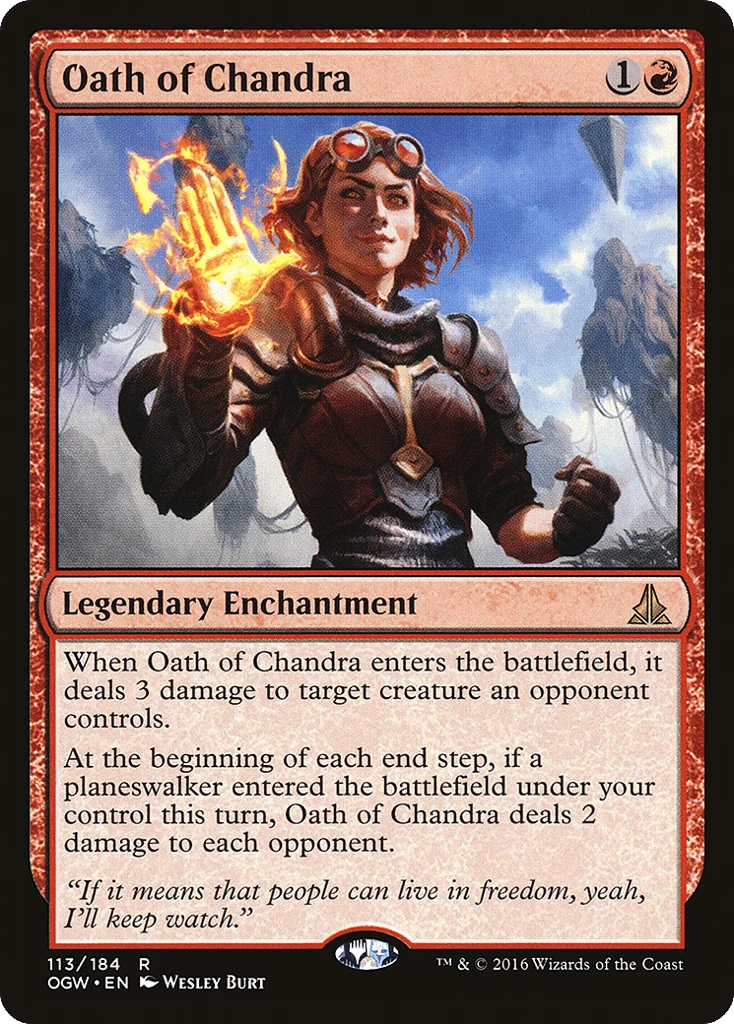 Oath of Chandra · Oath of the Gatewatch