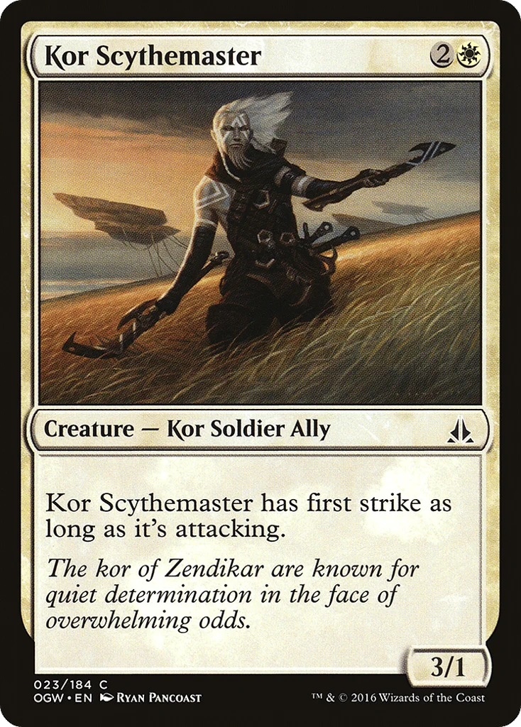Kor Scythemaster · Oath of the Gatewatch