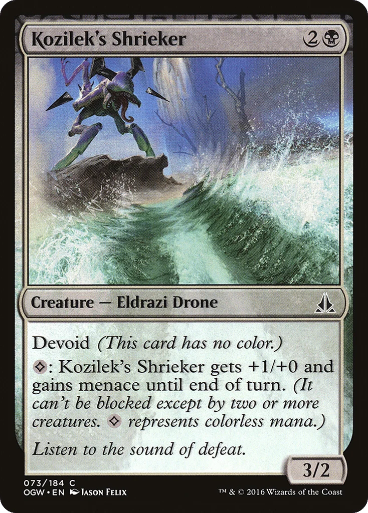 Kozilek's Shrieker · Oath of the Gatewatch