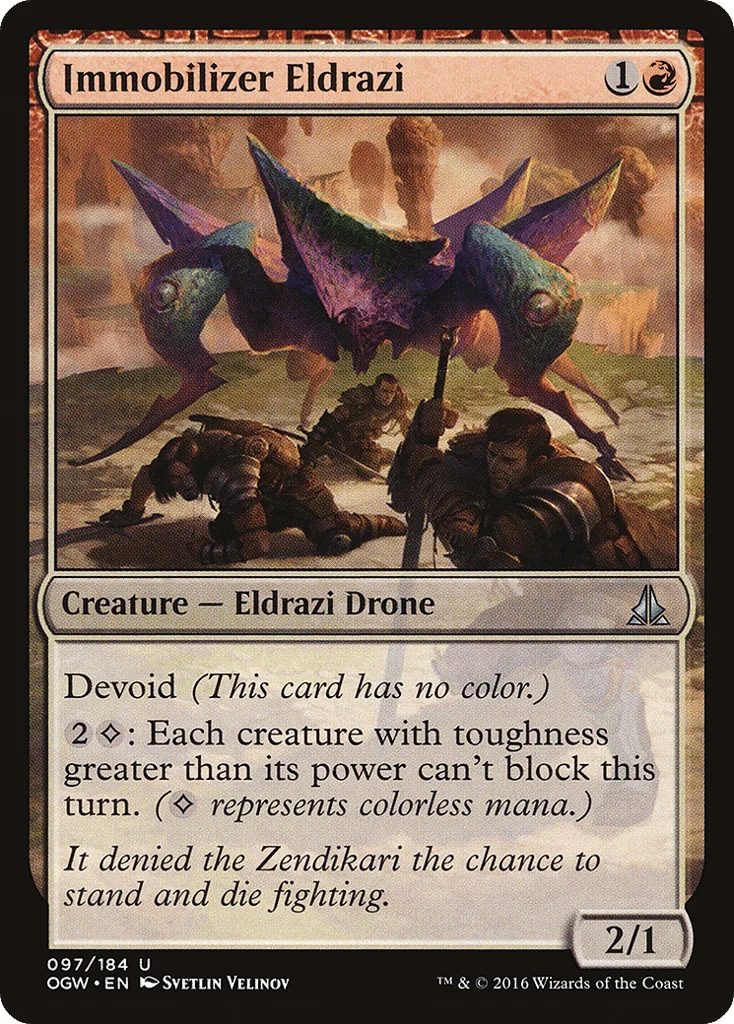Immobilizer Eldrazi · Oath of the Gatewatch