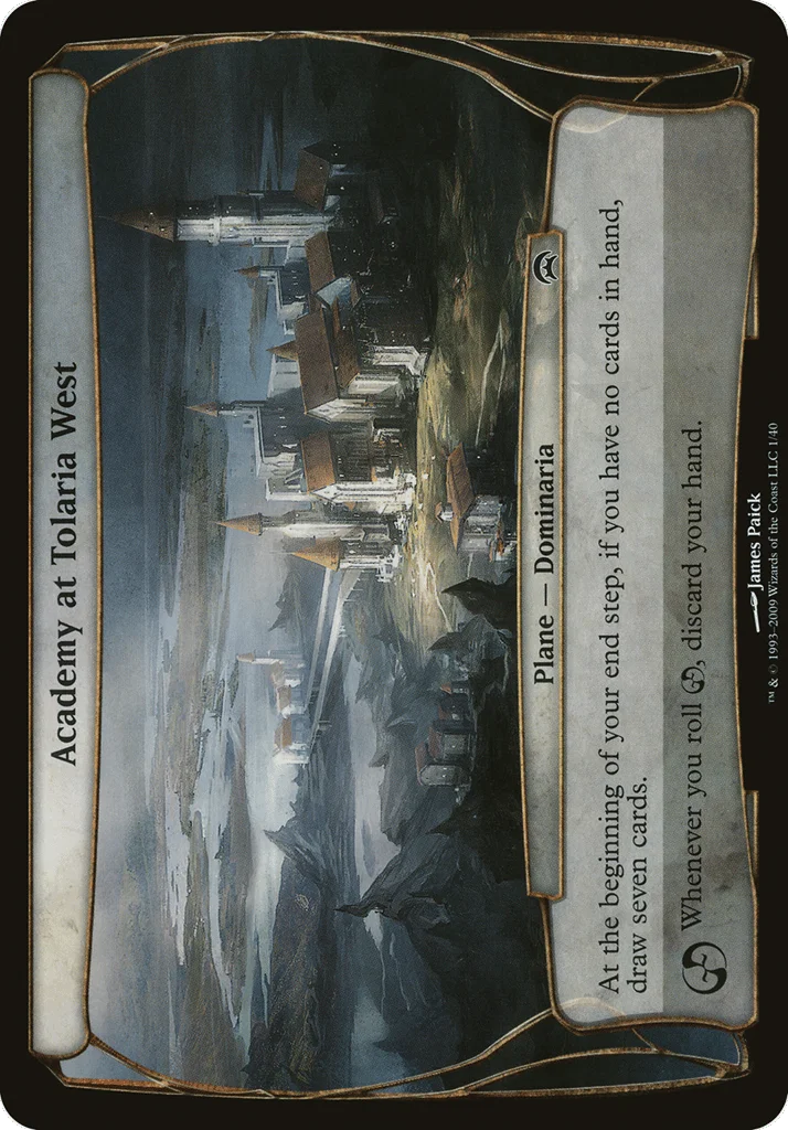Academy at Tolaria West · Planechase Planes