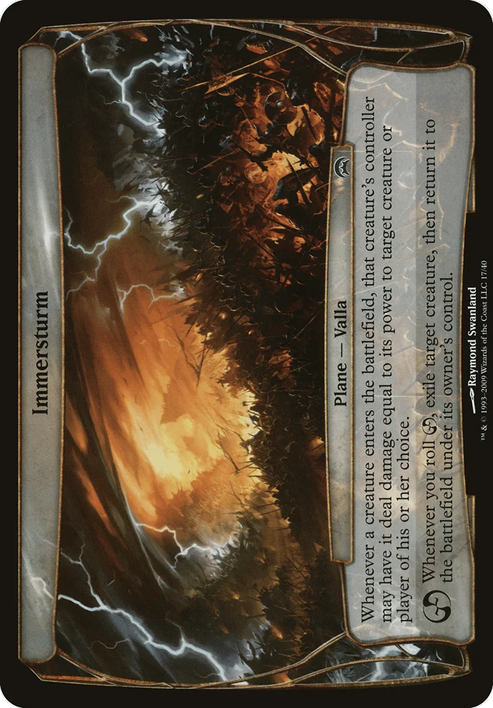 Immersturm · Planechase Planes