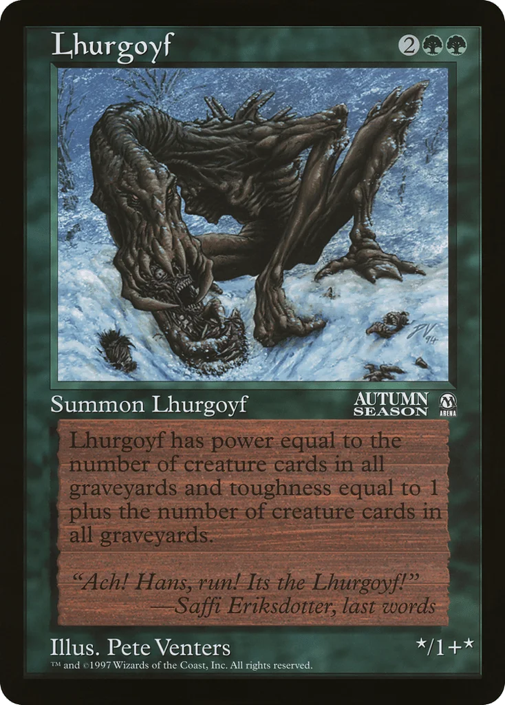 Lhurgoyf · Oversized League Prizes