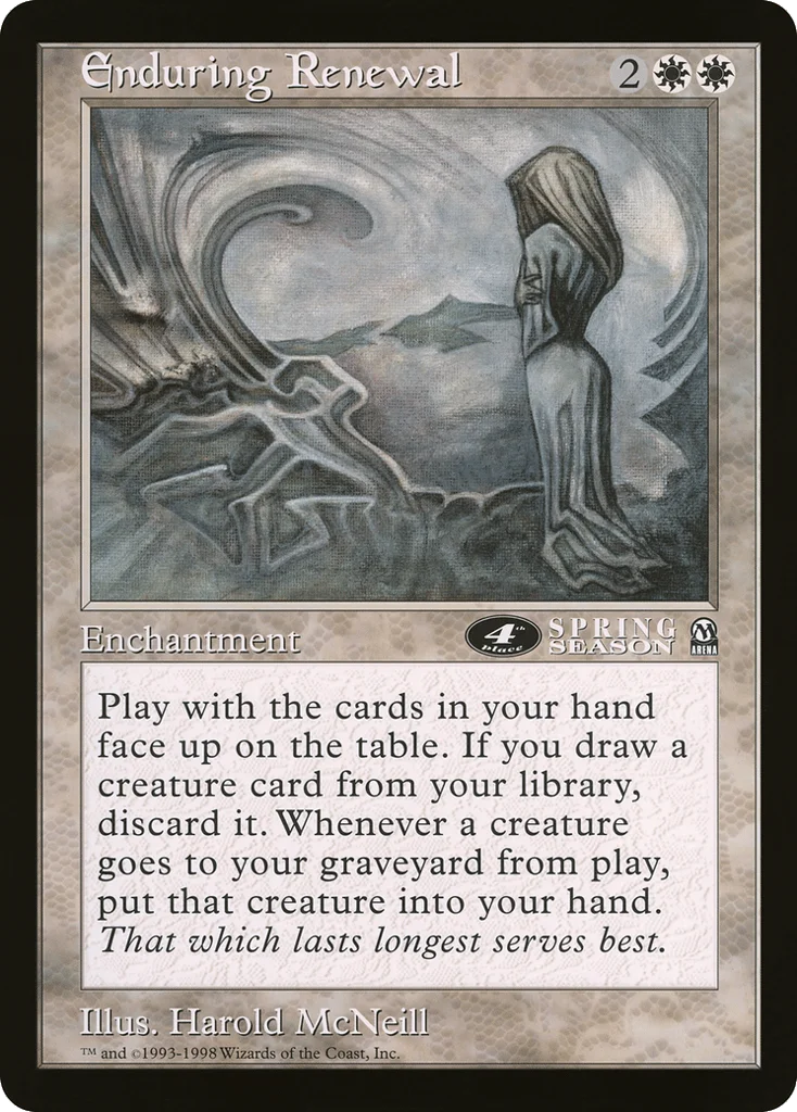 Enduring Renewal · Oversized League Prizes