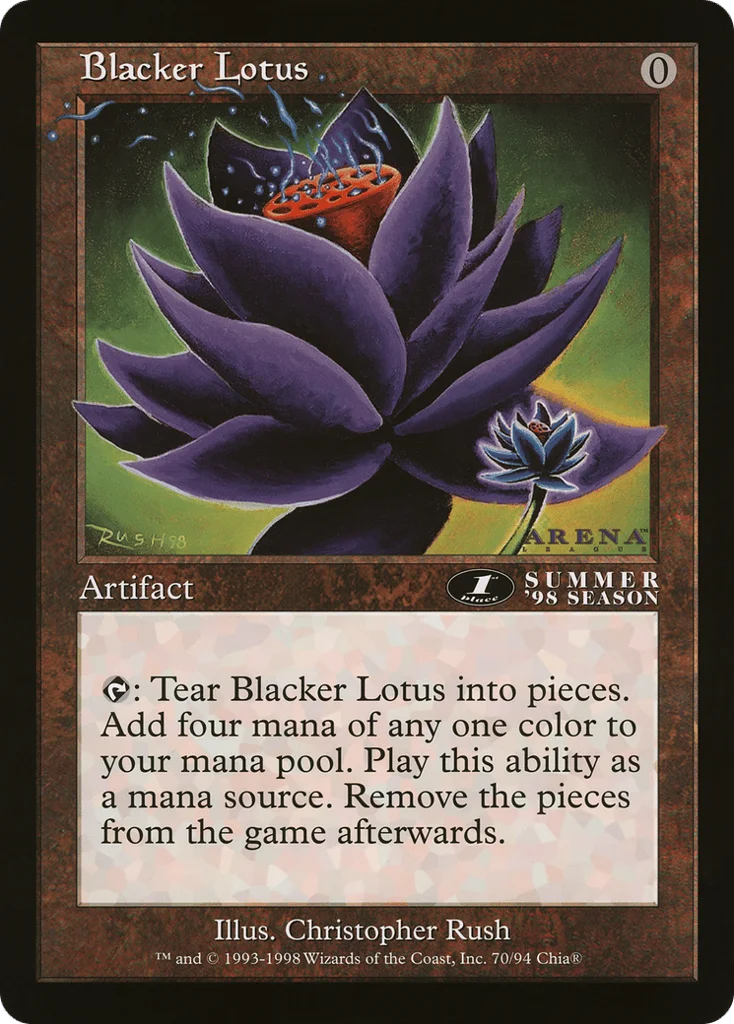 Blacker Lotus · Oversized League Prizes