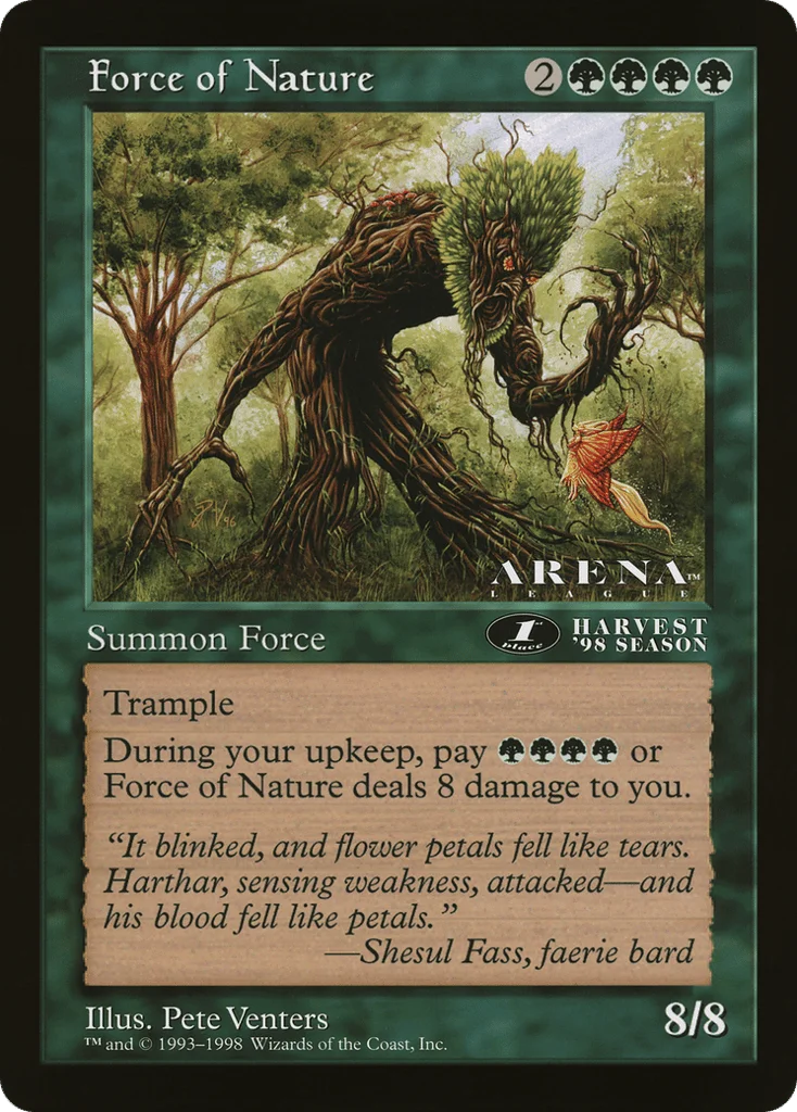 Force of Nature · Oversized League Prizes