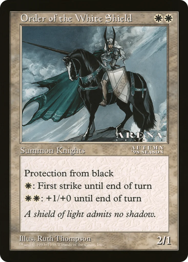 Order of the White Shield · Oversized League Prizes
