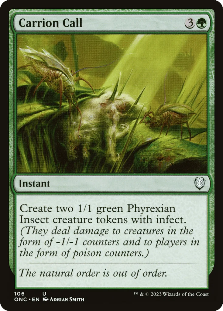 Carrion Call · Phyrexia: All Will Be One Commander