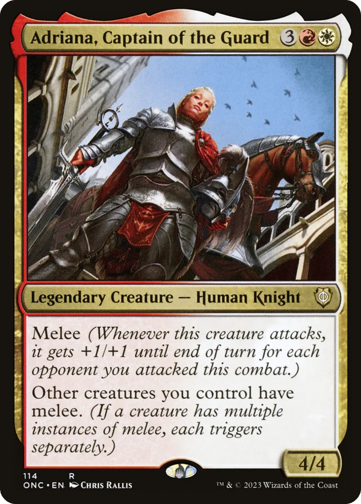 Adriana, Captain of the Guard · Phyrexia: All Will Be One Commander