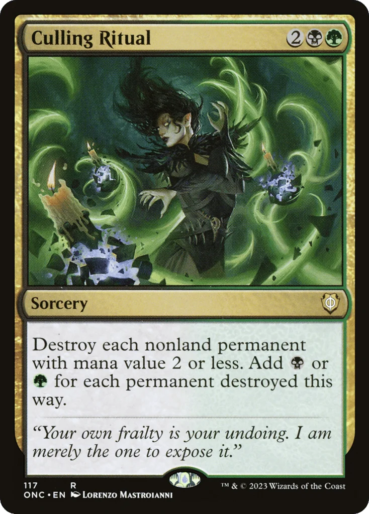 Culling Ritual · Phyrexia: All Will Be One Commander
