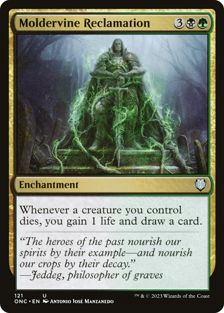 Moldervine Reclamation · Phyrexia: All Will Be One Commander