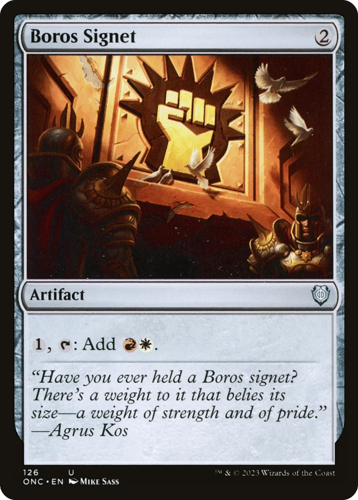 Boros Signet · Phyrexia: All Will Be One Commander