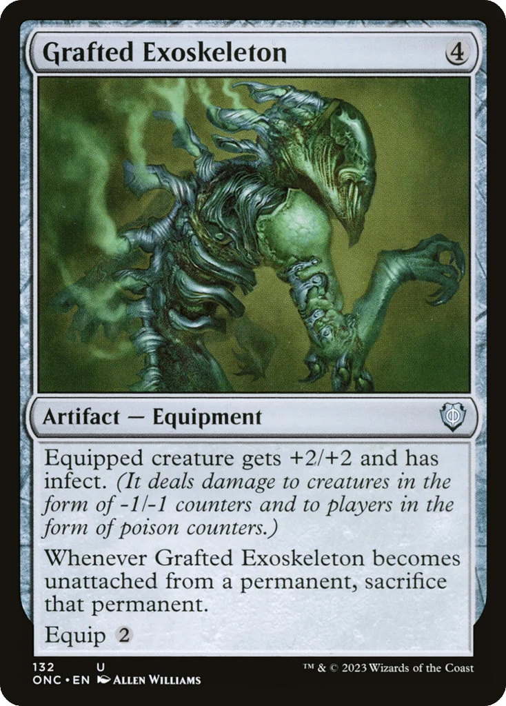 Grafted Exoskeleton · Phyrexia: All Will Be One Commander