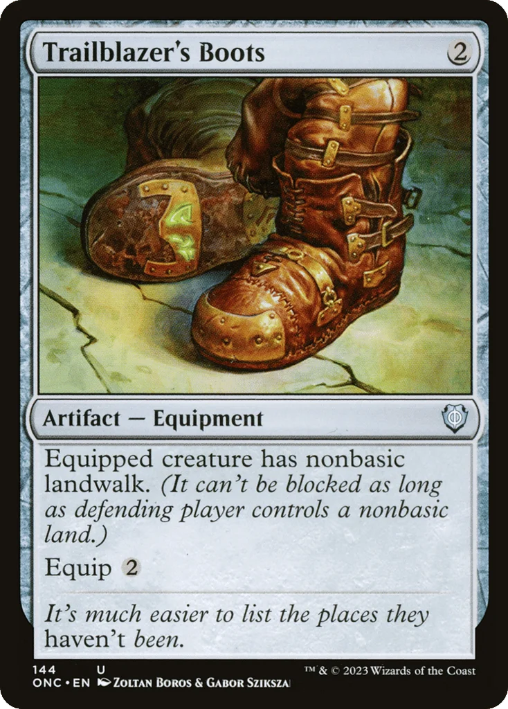 Trailblazer's Boots · Phyrexia: All Will Be One Commander