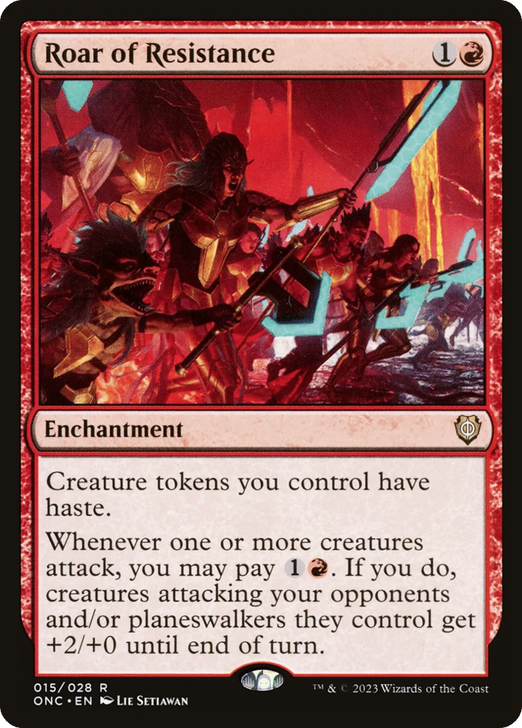 Roar of Resistance · Phyrexia: All Will Be One Commander