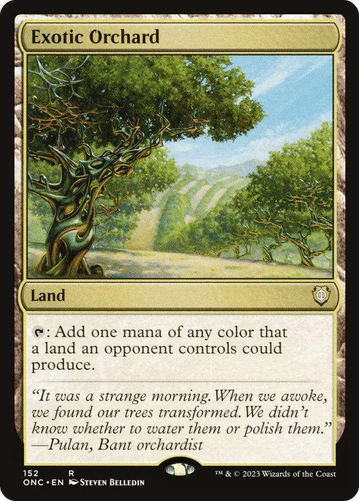 Exotic Orchard · Phyrexia: All Will Be One Commander