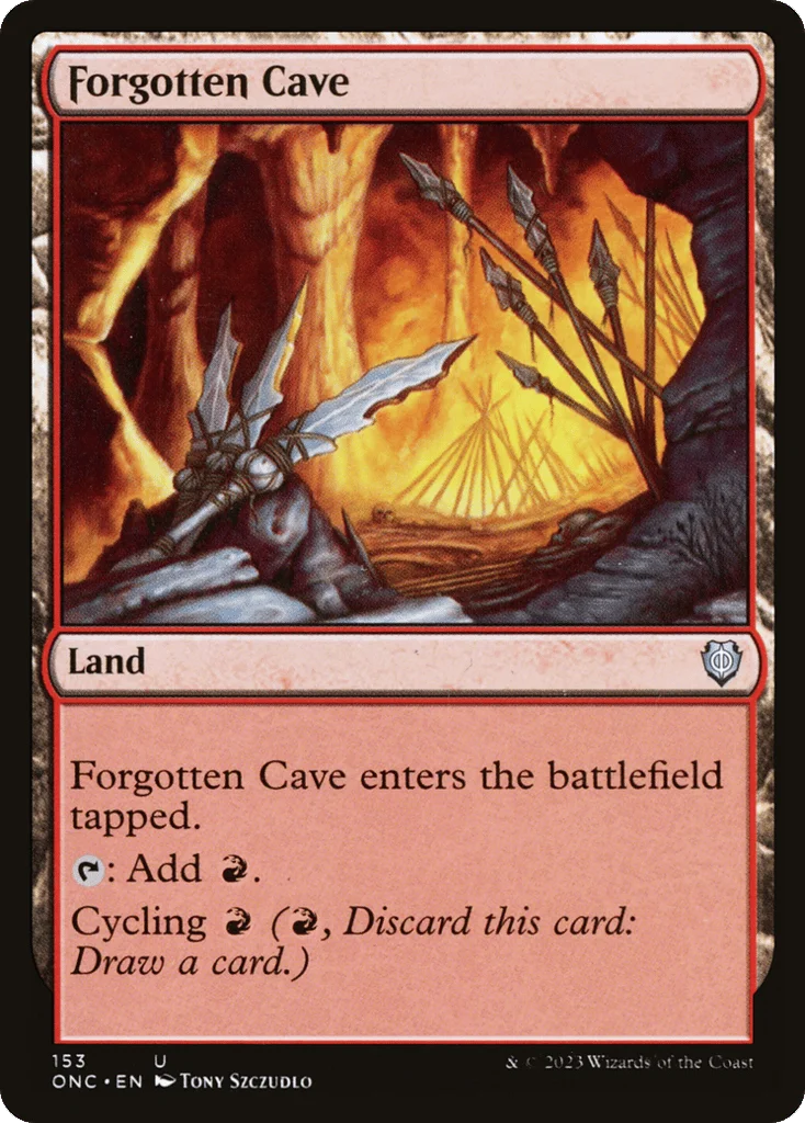 Forgotten Cave · Phyrexia: All Will Be One Commander