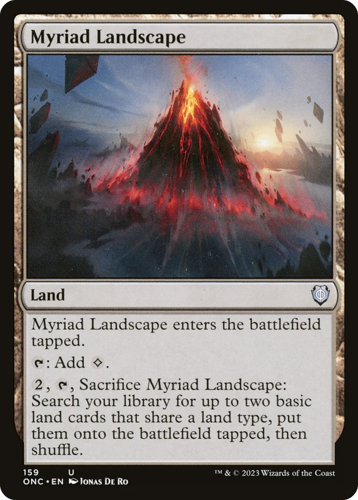 Myriad Landscape · Phyrexia: All Will Be One Commander