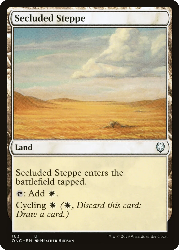 Secluded Steppe · Phyrexia: All Will Be One Commander