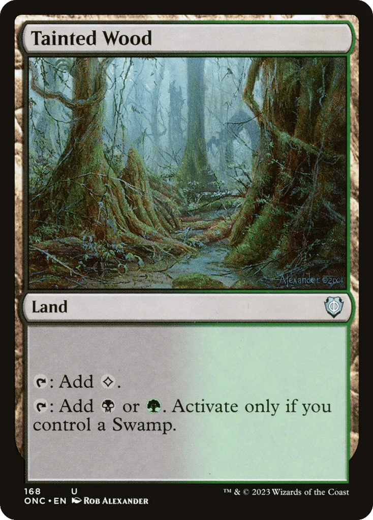 Tainted Wood · Phyrexia: All Will Be One Commander