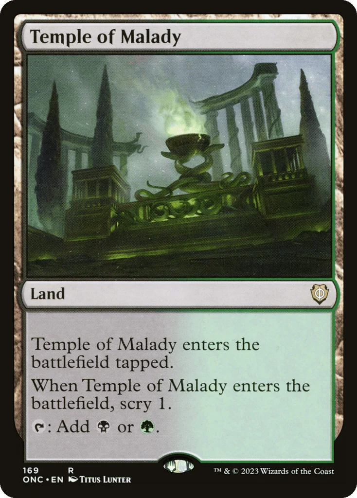 Temple of Malady · Phyrexia: All Will Be One Commander