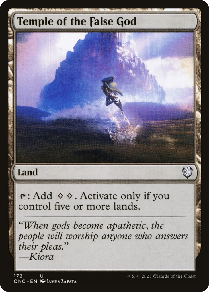 Temple of the False God · Phyrexia: All Will Be One Commander