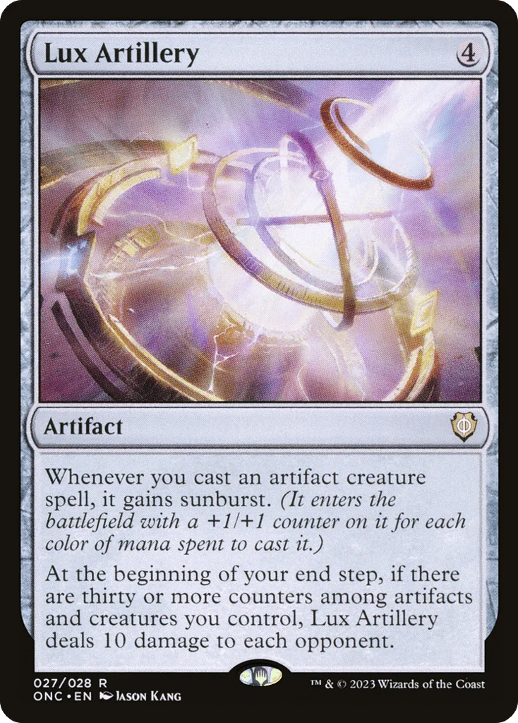 Lux Artillery · Phyrexia: All Will Be One Commander