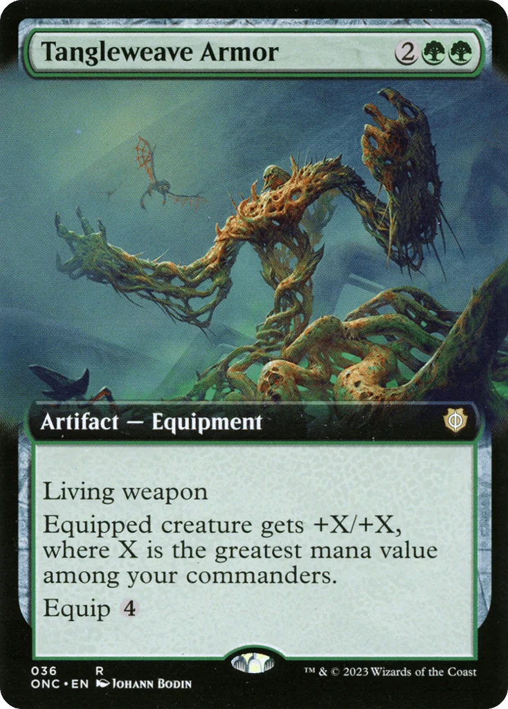 Tangleweave Armor · Phyrexia: All Will Be One Commander
