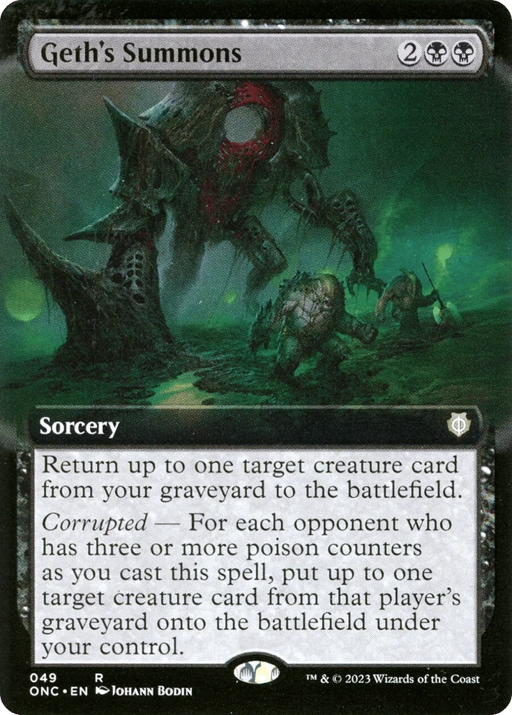 Geth's Summons · Phyrexia: All Will Be One Commander