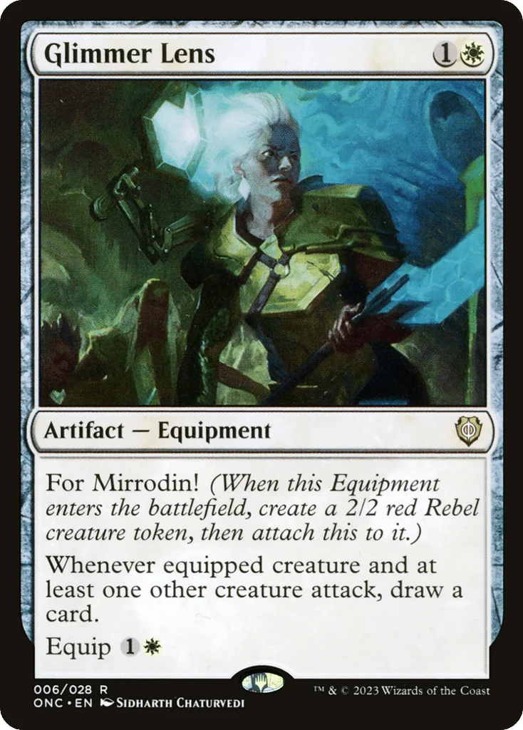 Glimmer Lens · Phyrexia: All Will Be One Commander
