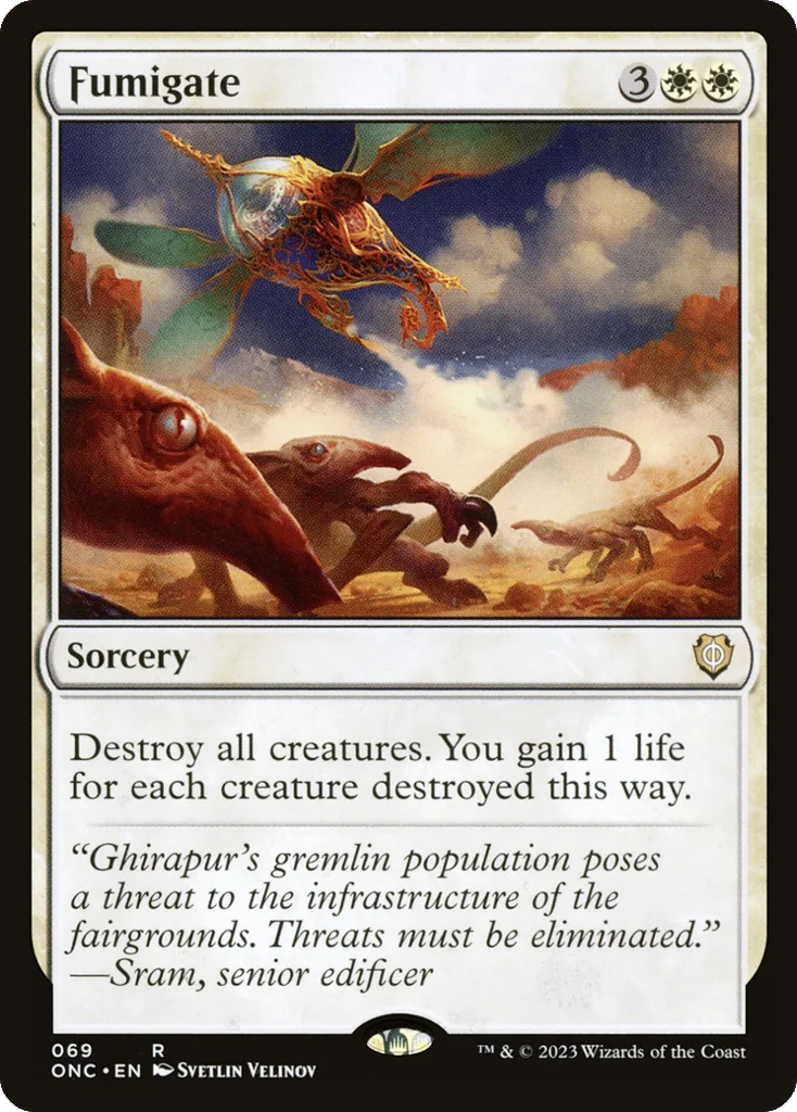 Fumigate · Phyrexia: All Will Be One Commander