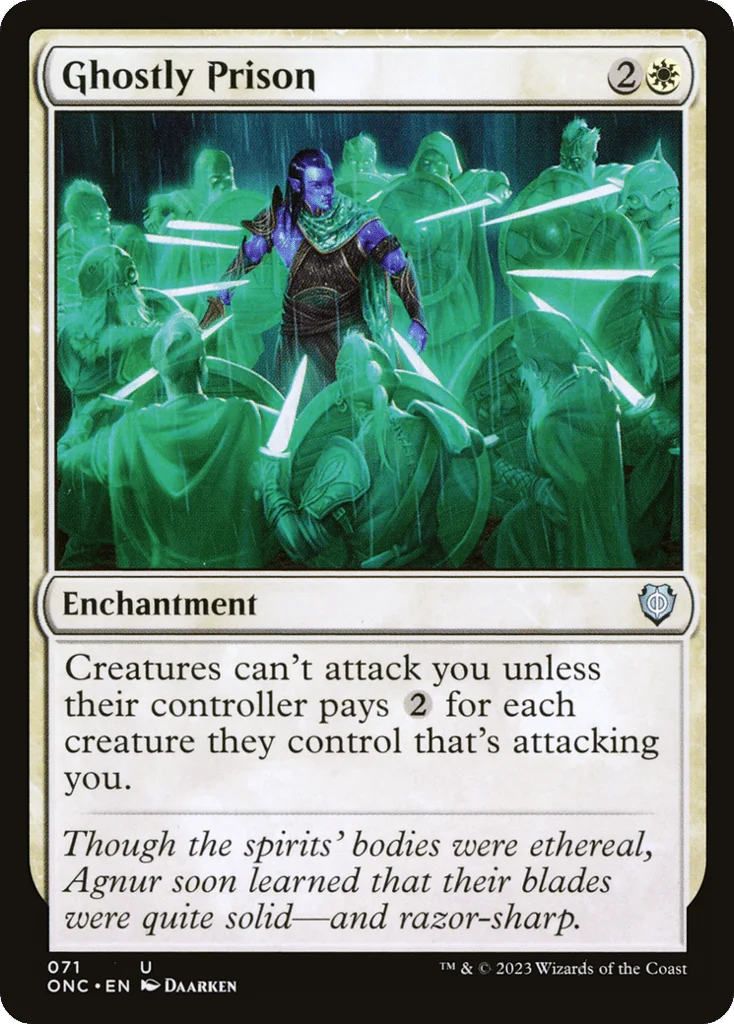 Ghostly Prison · Phyrexia: All Will Be One Commander