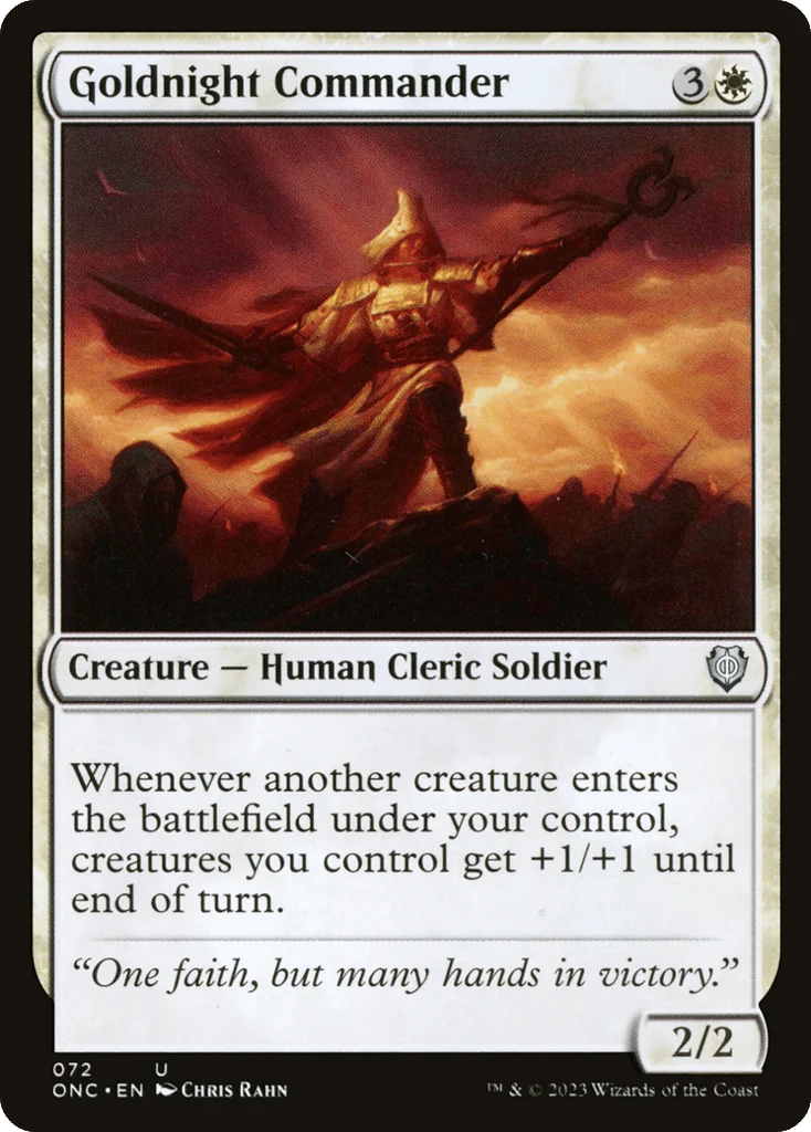 Goldnight Commander · Phyrexia: All Will Be One Commander